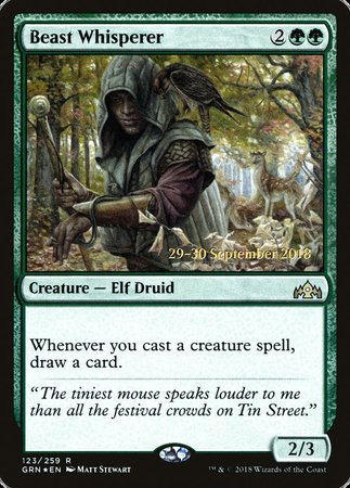 Beast Whisperer [Guilds of Ravnica Promos] | Gate City Games LLC