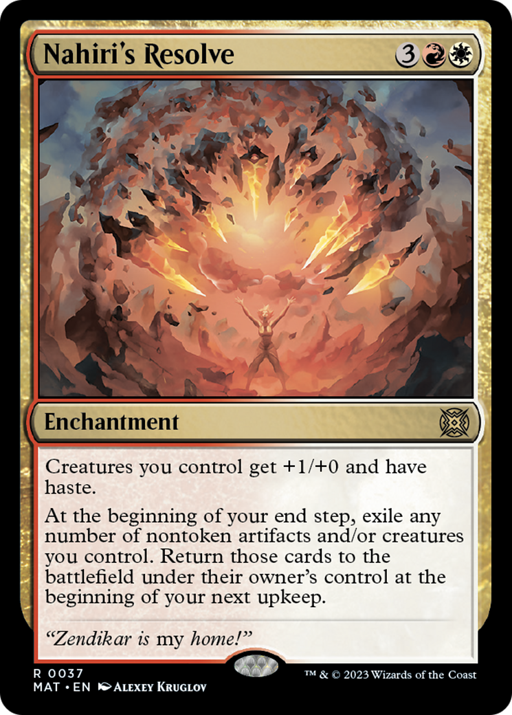 Nahiri's Resolve [March of the Machine: The Aftermath] | Gate City Games LLC