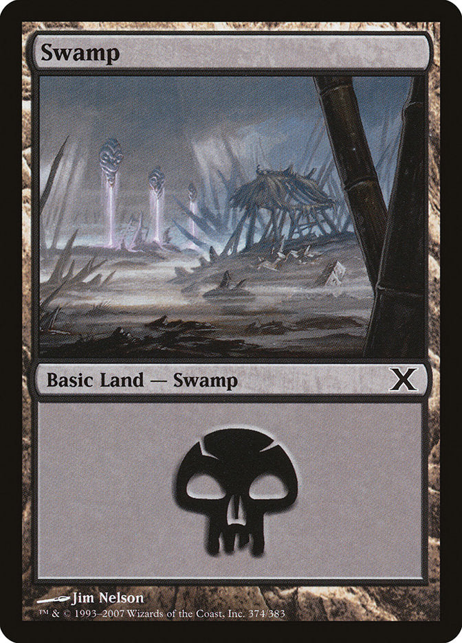 Swamp (374) [Tenth Edition] | Gate City Games LLC