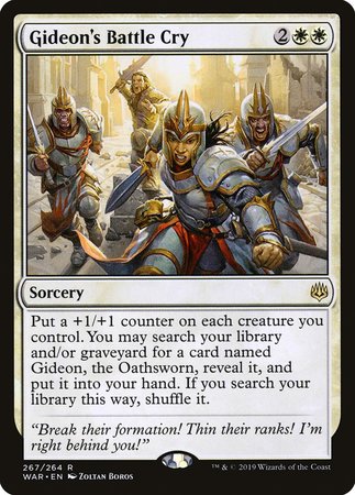 Gideon's Battle Cry [War of the Spark] | Gate City Games LLC