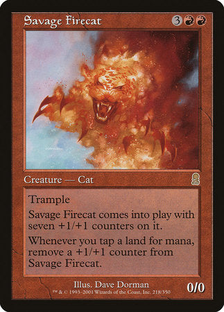 Savage Firecat [Odyssey] | Gate City Games LLC