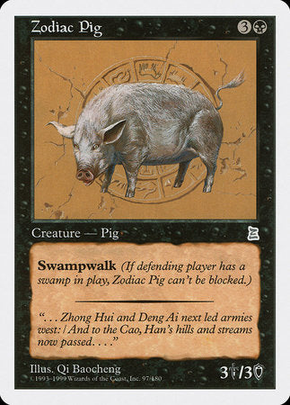 Zodiac Pig [Portal Three Kingdoms] | Gate City Games LLC