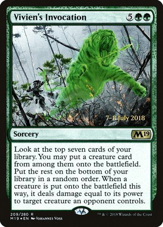 Vivien's Invocation [Core Set 2019 Promos] | Gate City Games LLC