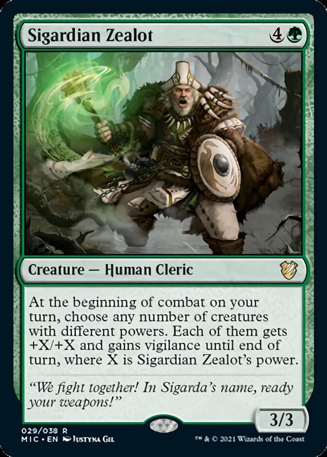 Sigardian Zealot [Innistrad: Midnight Hunt Commander] | Gate City Games LLC