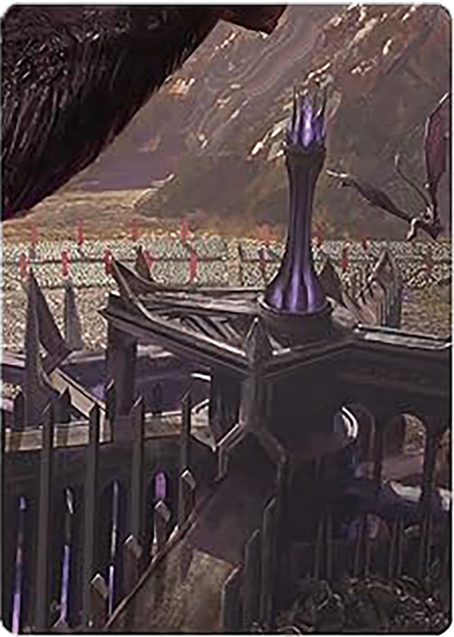 Minas Morgul, Dark Fortress Art Card [The Lord of the Rings: Tales of Middle-earth Art Series] | Gate City Games LLC