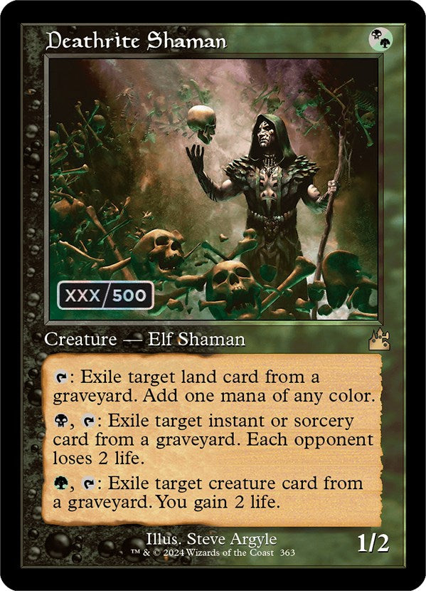 Deathrite Shaman (Retro) (Serialized) [Ravnica Remastered] | Gate City Games LLC