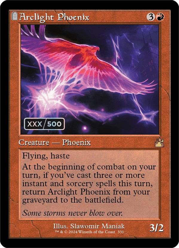 Arclight Phoenix (Retro) (Serialized) [Ravnica Remastered] | Gate City Games LLC