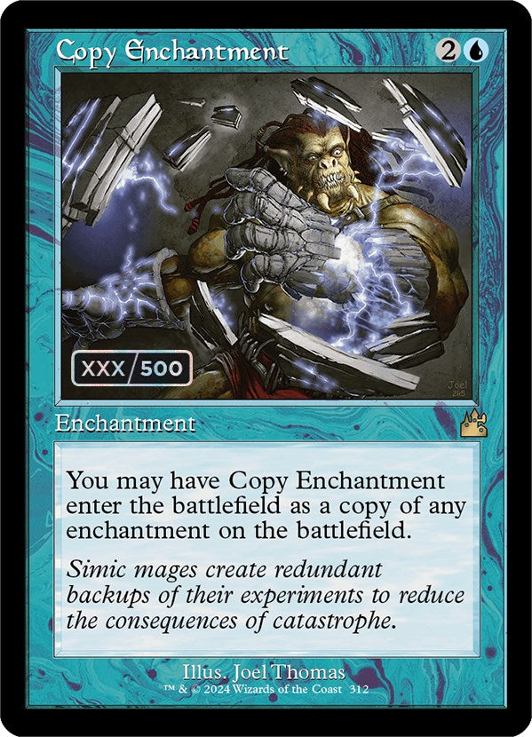 Copy Enchantment (Retro) (Serialized) [Ravnica Remastered] | Gate City Games LLC