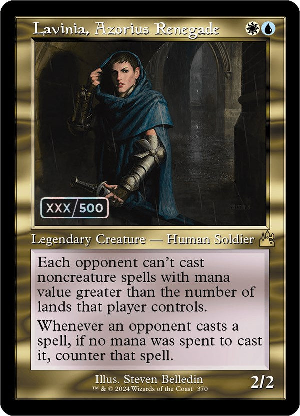 Lavinia, Azorius Renegade (Retro) (Serialized) [Ravnica Remastered] | Gate City Games LLC