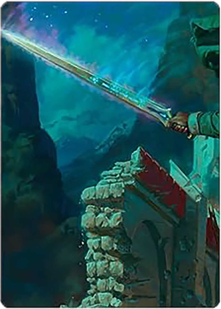 Anduril, Narsil Reforged Art Card [The Lord of the Rings: Tales of Middle-earth Art Series] | Gate City Games LLC