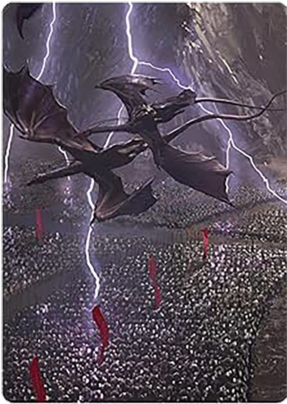 Mordor on the March Art Card [The Lord of the Rings: Tales of Middle-earth Art Series] | Gate City Games LLC