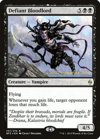 Defiant Bloodlord [Battle for Zendikar Promos] | Gate City Games LLC