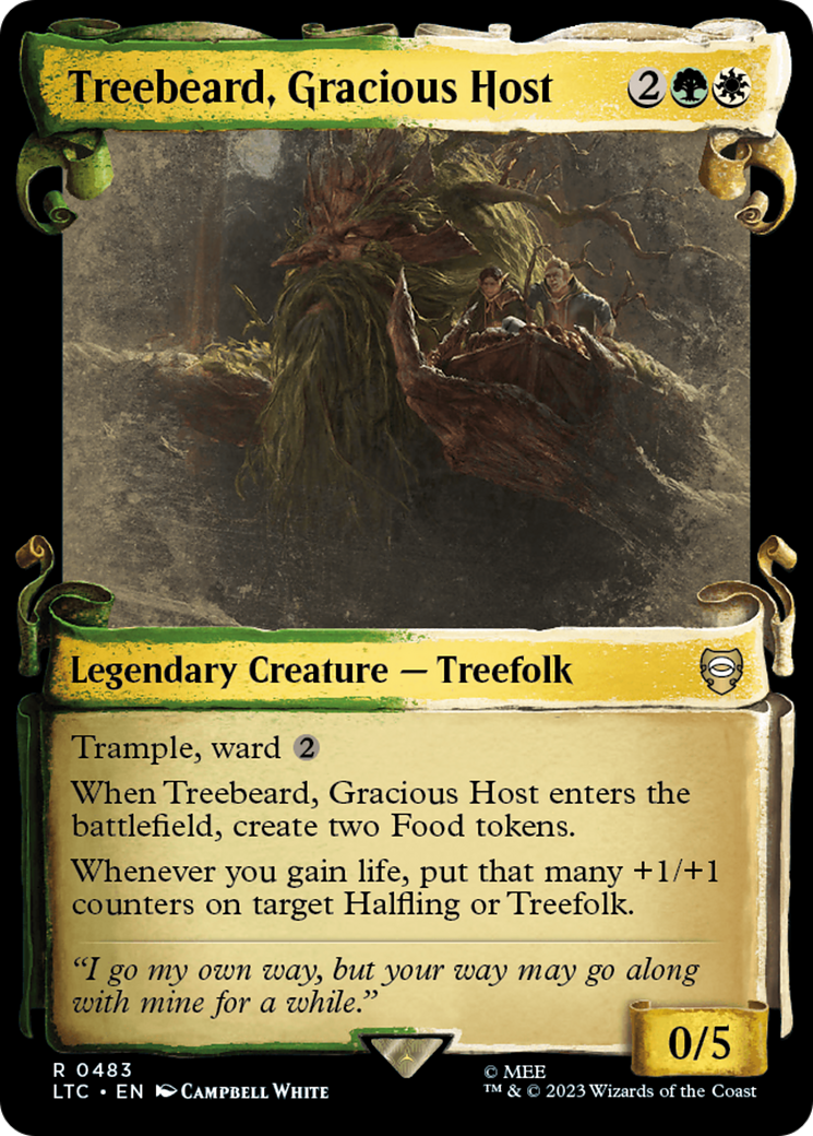 Treebeard, Gracious Host [The Lord of the Rings: Tales of Middle-Earth Commander Showcase Scrolls] | Gate City Games LLC