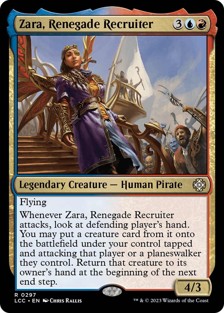 Zara, Renegade Recruiter [The Lost Caverns of Ixalan Commander] | Gate City Games LLC
