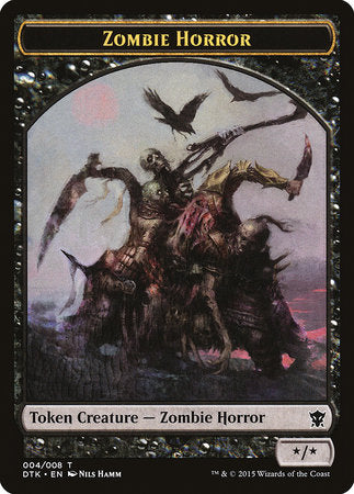 Zombie Horror Token [Dragons of Tarkir Tokens] | Gate City Games LLC