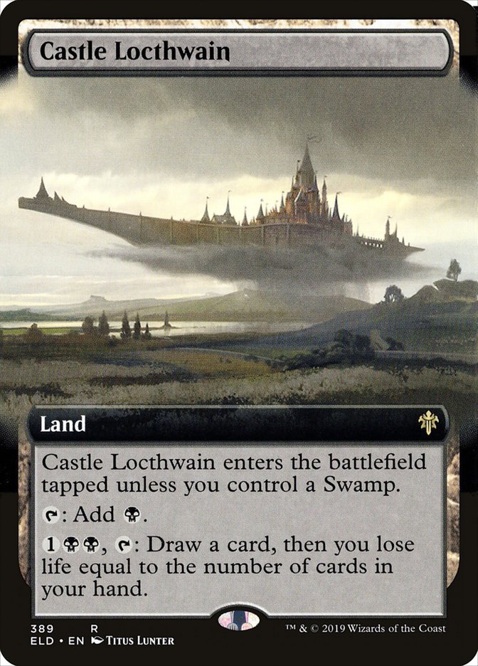 Castle Locthwain (Extended Art) [Throne of Eldraine] | Gate City Games LLC