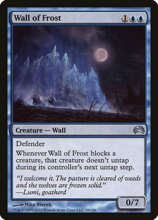 Wall of Frost [Planechase 2012] | Gate City Games LLC