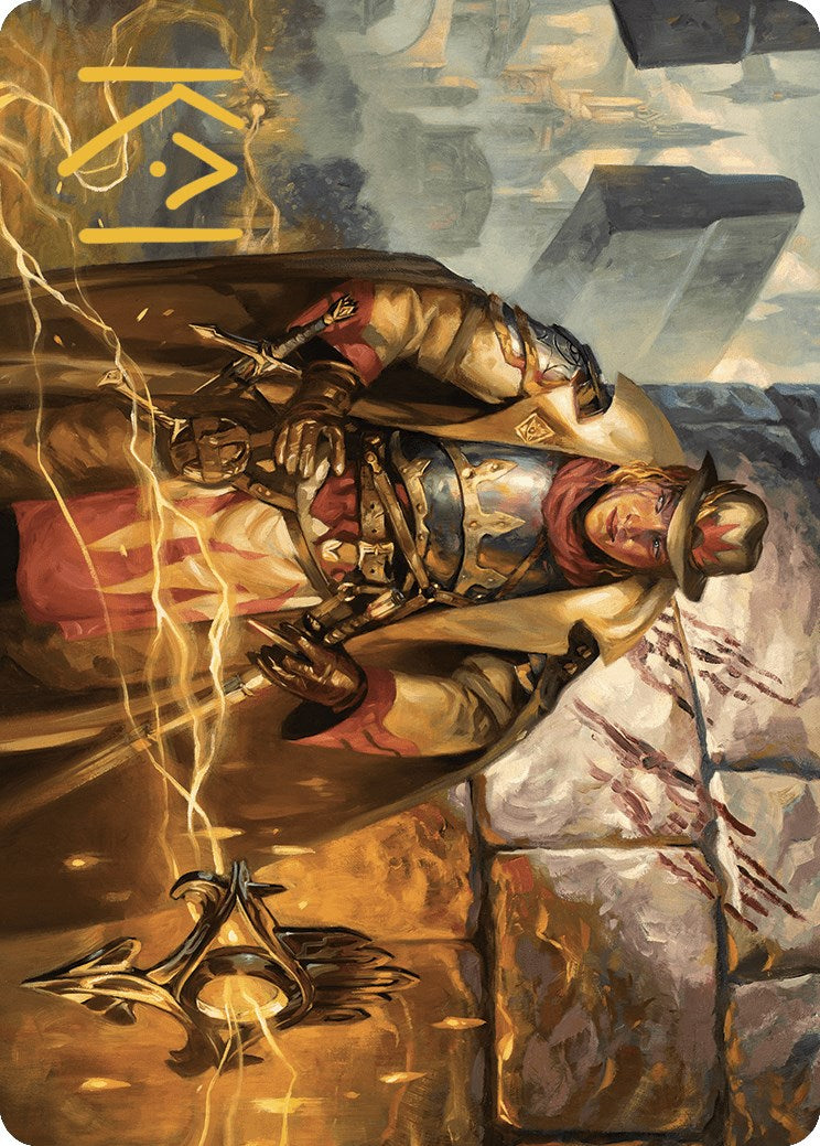 Tenth District Hero Art Card (Gold-Stamped Signature) [Murders at Karlov Manor Art Series] | Gate City Games LLC