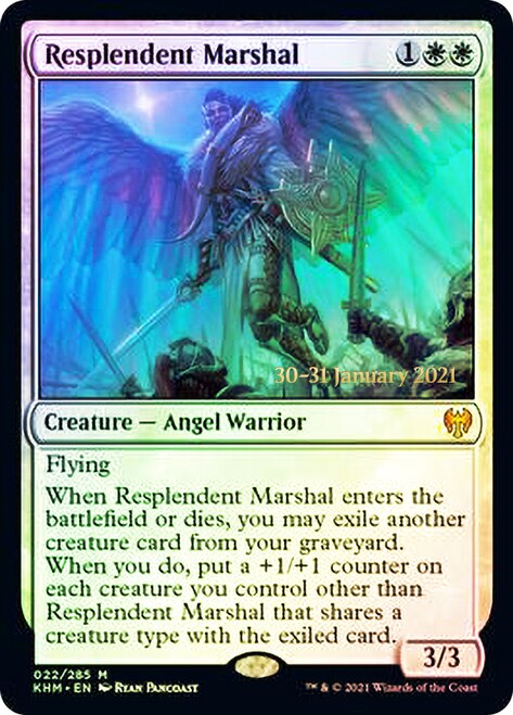 Resplendent Marshal  [Kaldheim Prerelease Promos] | Gate City Games LLC