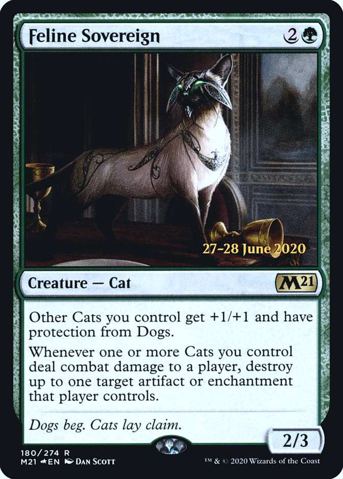 Feline Sovereign  [Core Set 2021 Prerelease Promos] | Gate City Games LLC