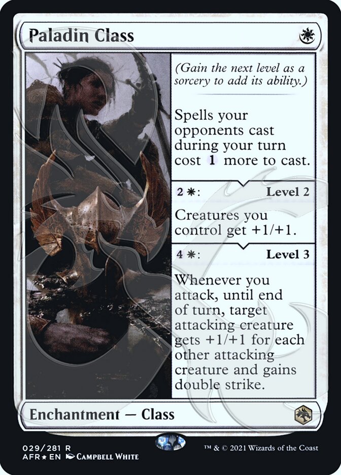 Paladin Class (Ampersand Promo) [Dungeons & Dragons: Adventures in the Forgotten Realms Promos] | Gate City Games LLC