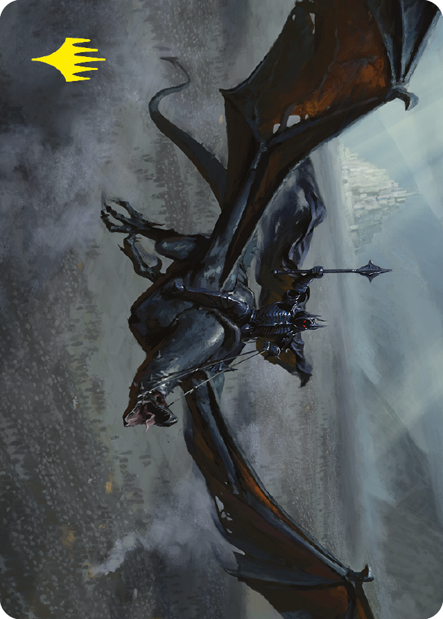 Lord of the Nazgul Art Card (Gold-Stamped Signature) [The Lord of the Rings: Tales of Middle-earth Art Series] | Gate City Games LLC