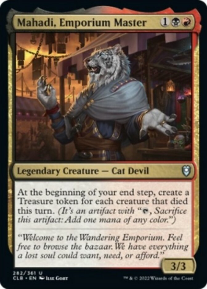 Mahadi, Emporium Master [Commander Legends: Battle for Baldur's Gate] | Gate City Games LLC