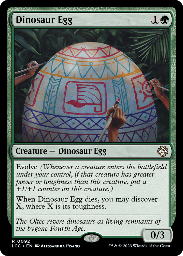 Dinosaur Egg [The Lost Caverns of Ixalan Commander] | Gate City Games LLC