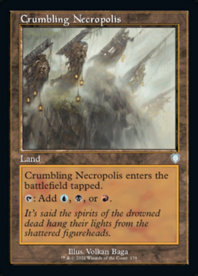 Crumbling Necropolis (Retro) [The Brothers' War Commander] | Gate City Games LLC
