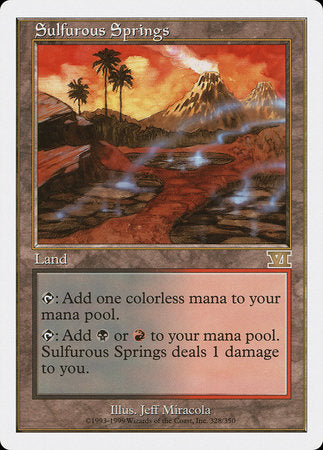Sulfurous Springs [Classic Sixth Edition] | Gate City Games LLC