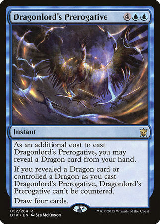 Dragonlord's Prerogative [Dragons of Tarkir] | Gate City Games LLC