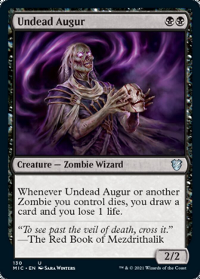 Undead Augur [Innistrad: Midnight Hunt Commander] | Gate City Games LLC