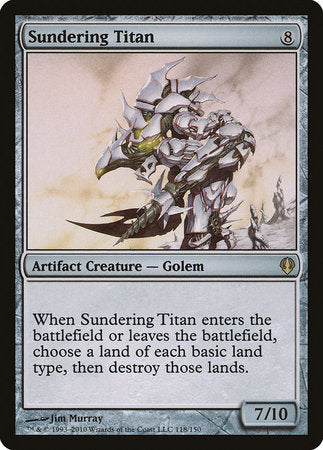 Sundering Titan [Archenemy] | Gate City Games LLC