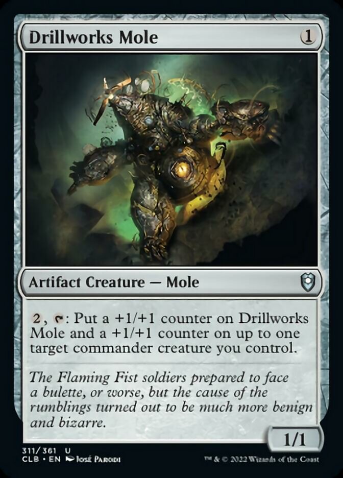 Drillworks Mole [Commander Legends: Battle for Baldur's Gate] | Gate City Games LLC