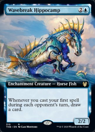 Wavebreak Hippocamp (Extended Art) [Theros Beyond Death] | Gate City Games LLC