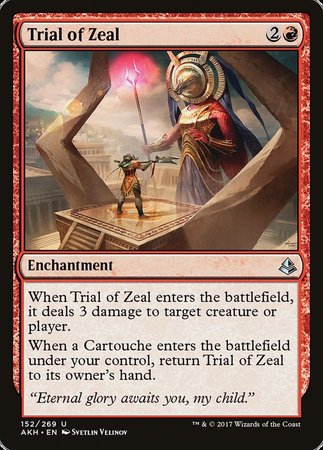 Trial of Zeal [Amonkhet] | Gate City Games LLC