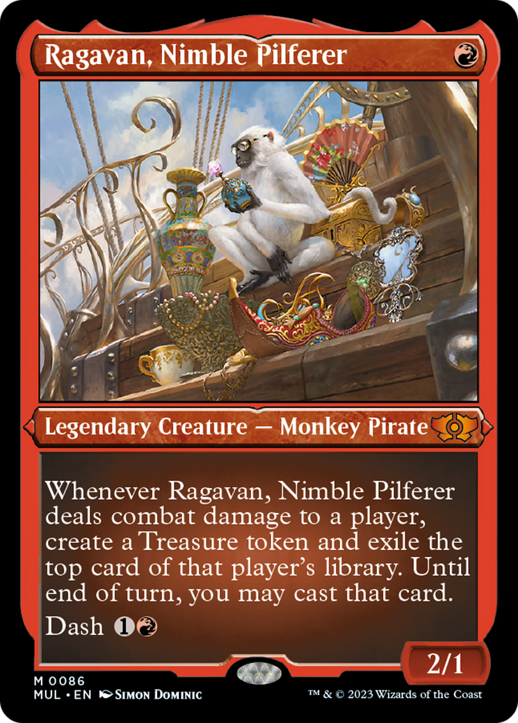 Ragavan, Nimble Pilferer (Foil Etched) [Multiverse Legends] | Gate City Games LLC