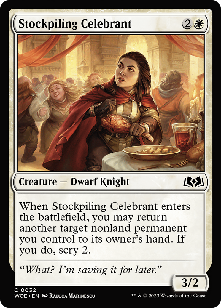 Stockpiling Celebrant [Wilds of Eldraine] | Gate City Games LLC