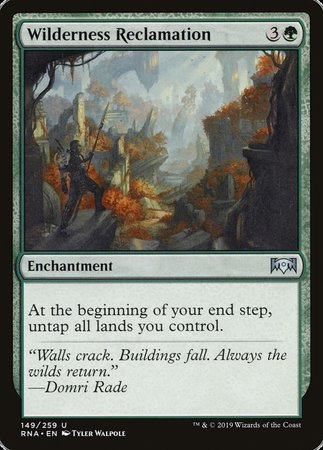 Wilderness Reclamation [Ravnica Allegiance] | Gate City Games LLC