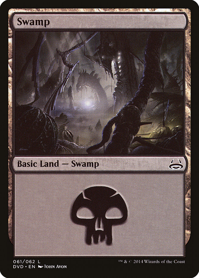 Swamp (61) (Divine vs. Demonic) [Duel Decks Anthology] | Gate City Games LLC