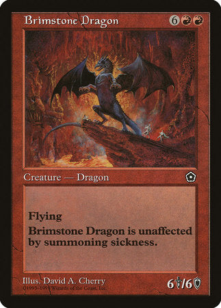 Brimstone Dragon [Portal Second Age] | Gate City Games LLC