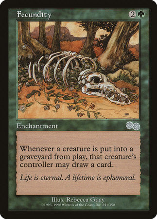 Fecundity [Urza's Saga] | Gate City Games LLC