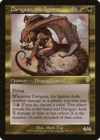 Darigaaz, the Igniter [Invasion] | Gate City Games LLC