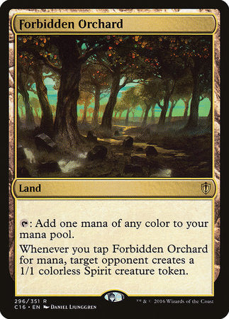 Forbidden Orchard [Commander 2016] | Gate City Games LLC