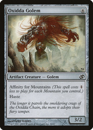 Oxidda Golem [Duel Decks: Jace vs. Chandra] | Gate City Games LLC