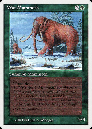 War Mammoth [Summer Magic / Edgar] | Gate City Games LLC