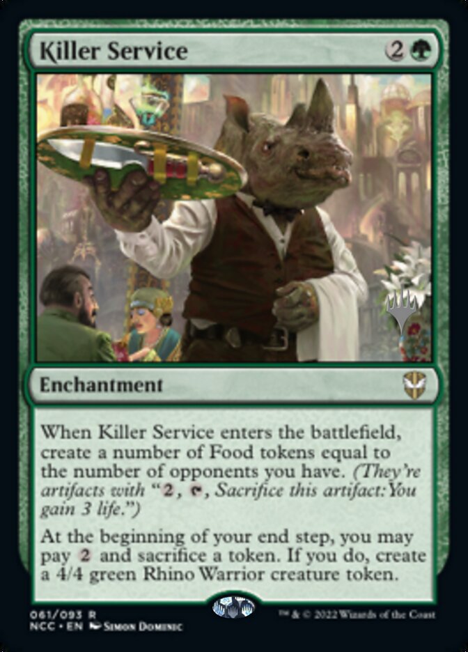 Killer Service (Promo Pack) [Streets of New Capenna Commander Promos] | Gate City Games LLC