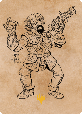 Jan Jansen, Chaos Crafter Art Card (Gold-Stamped) [Commander Legends: Battle for Baldur's Gate Art Series] | Gate City Games LLC
