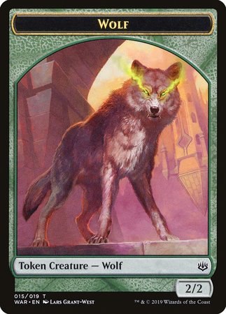 Wolf Token [War of the Spark Tokens] | Gate City Games LLC