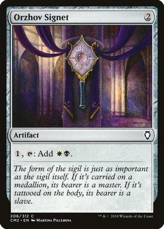 Orzhov Signet [Commander Anthology Volume II] | Gate City Games LLC